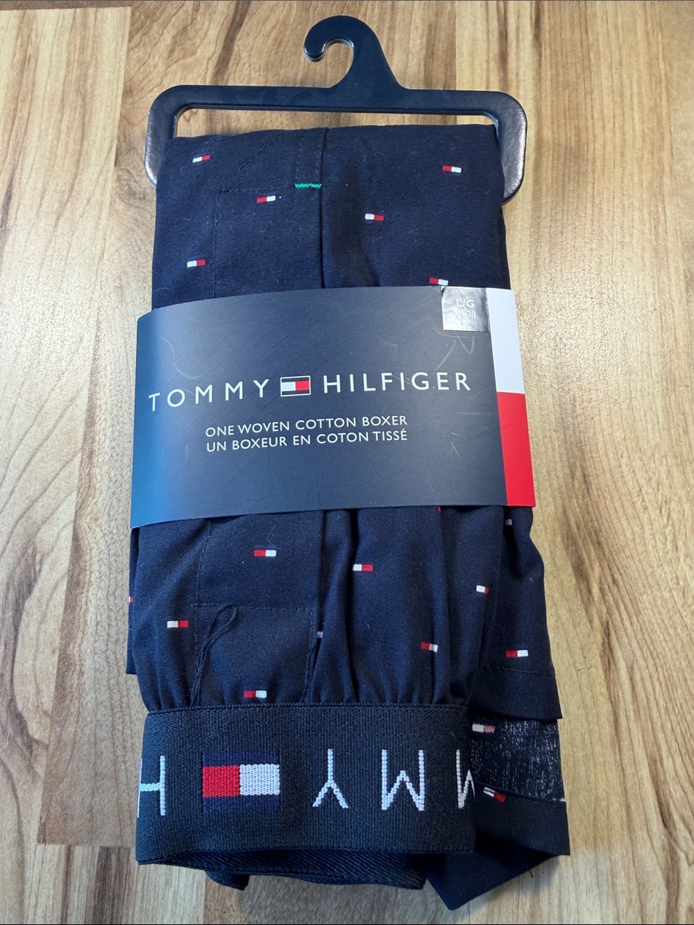 Tommy Hilfiger Men’s Navy Cotton Boxer Briefs Large